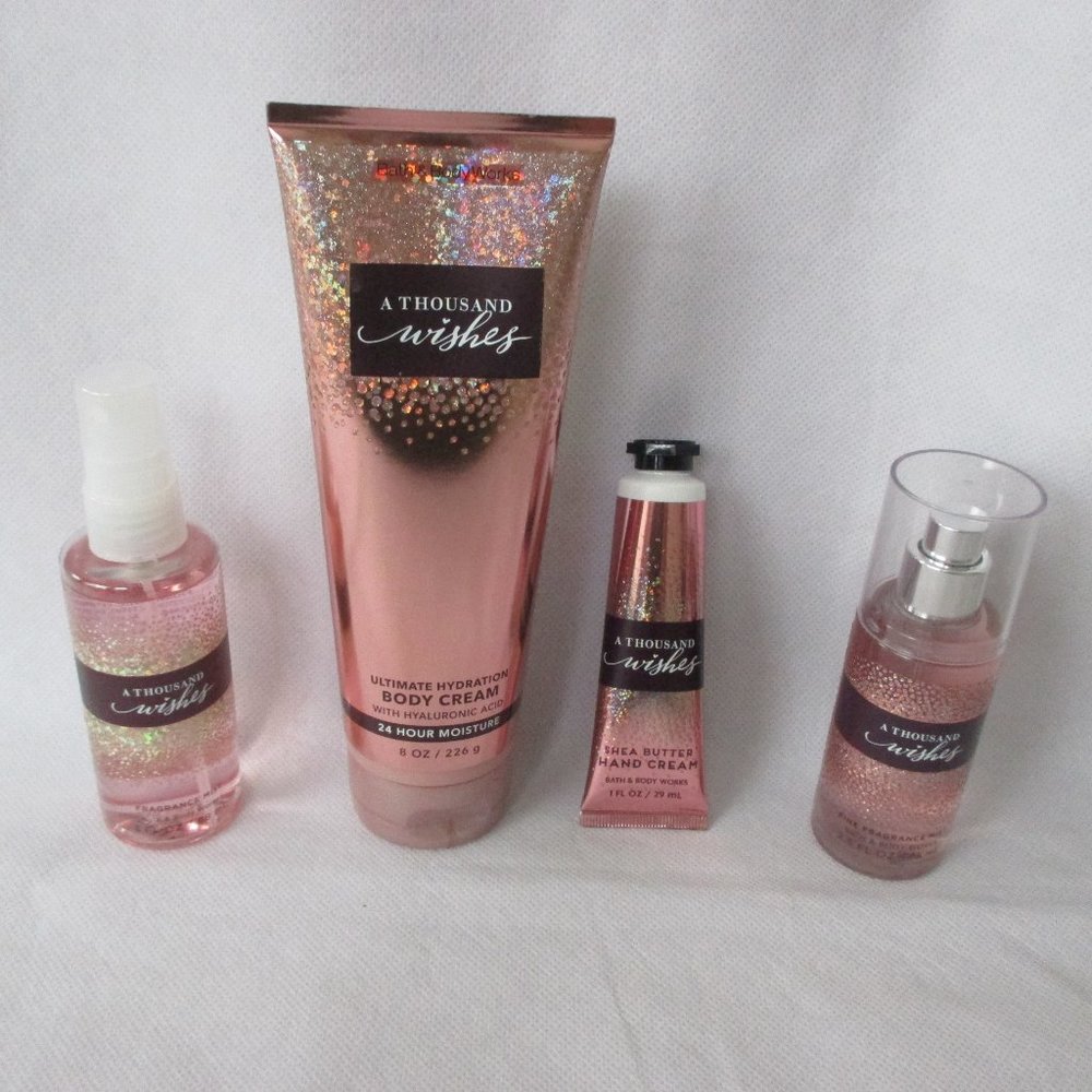 NWT - Bath & Body Works 4 piece bundle -  "A Thousand Wishes"